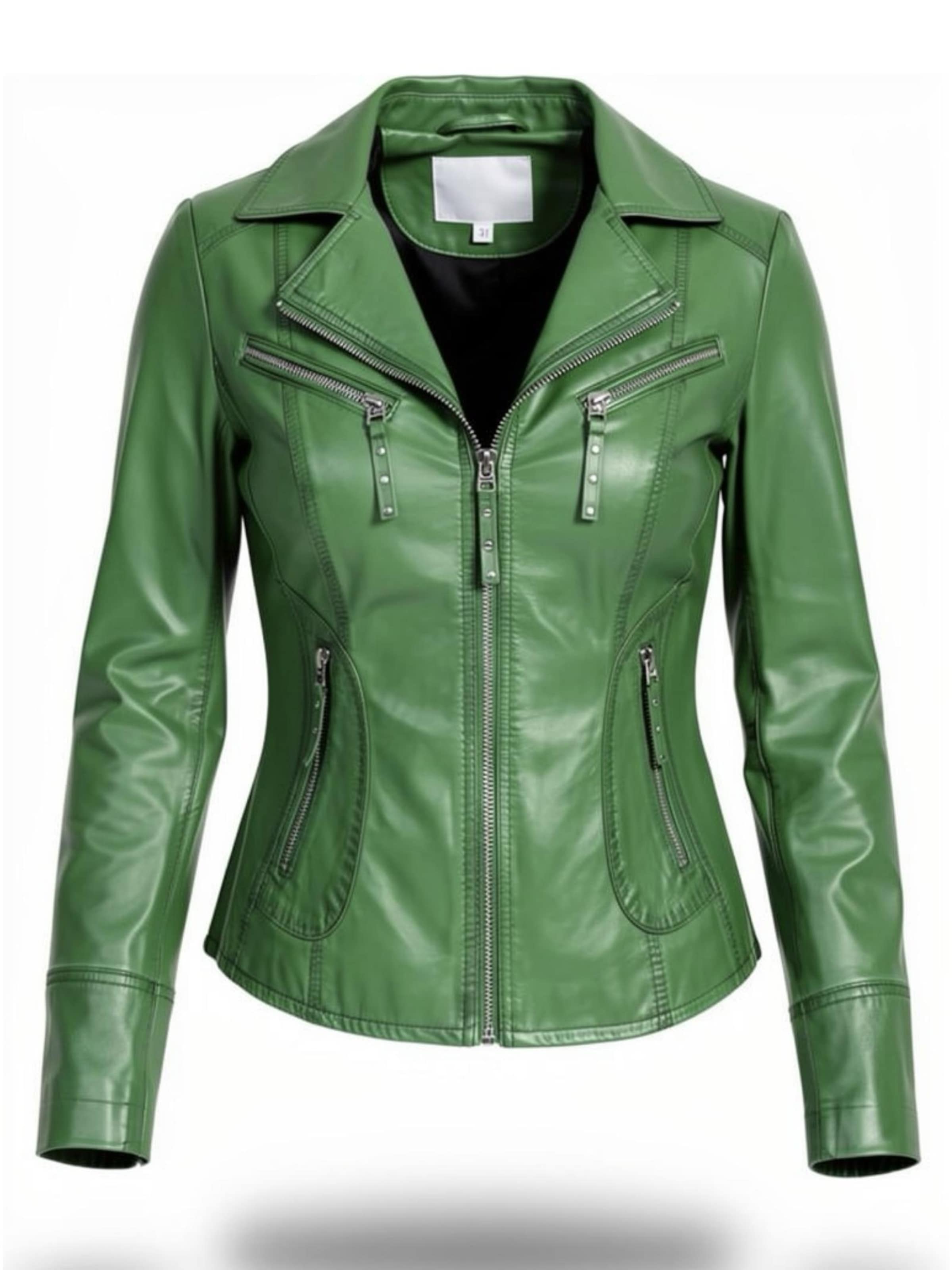 Veste mi-saison 'Azzurra' CABRINI en vert : devant