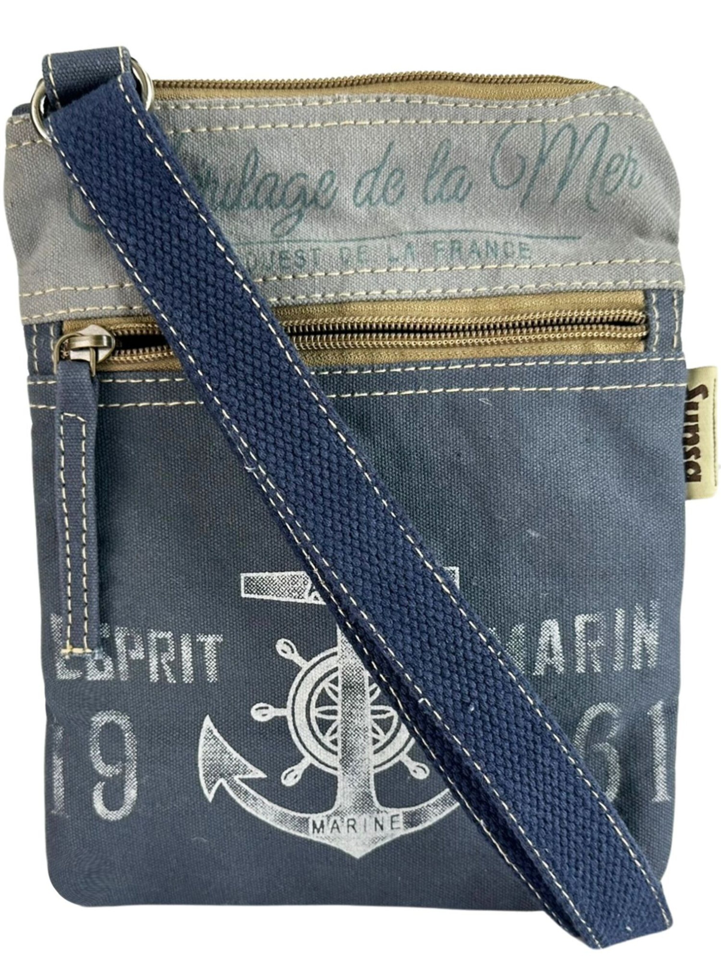 Sunsa Crossbody Bag 'Sunsa' in Blue: front