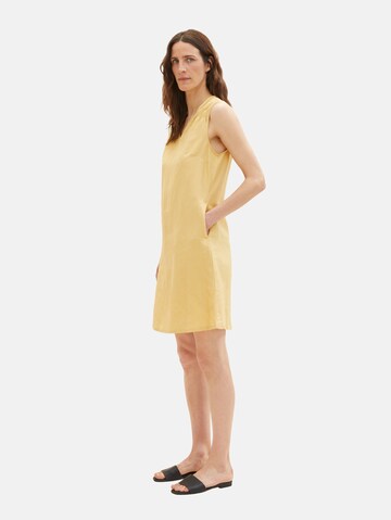TOM TAILOR Summer dress in Yellow