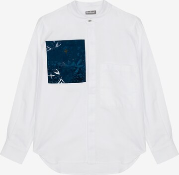 Gulliver Regular fit Button Up Shirt in White: front