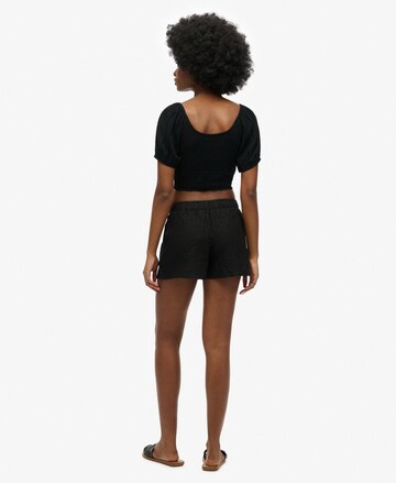 Regular Pantalon Superdry en noir