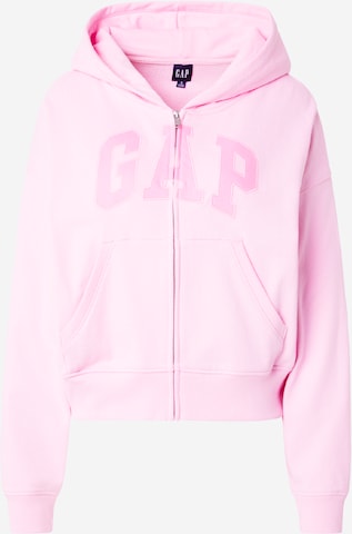GAP Sweatjakke i pink: forside