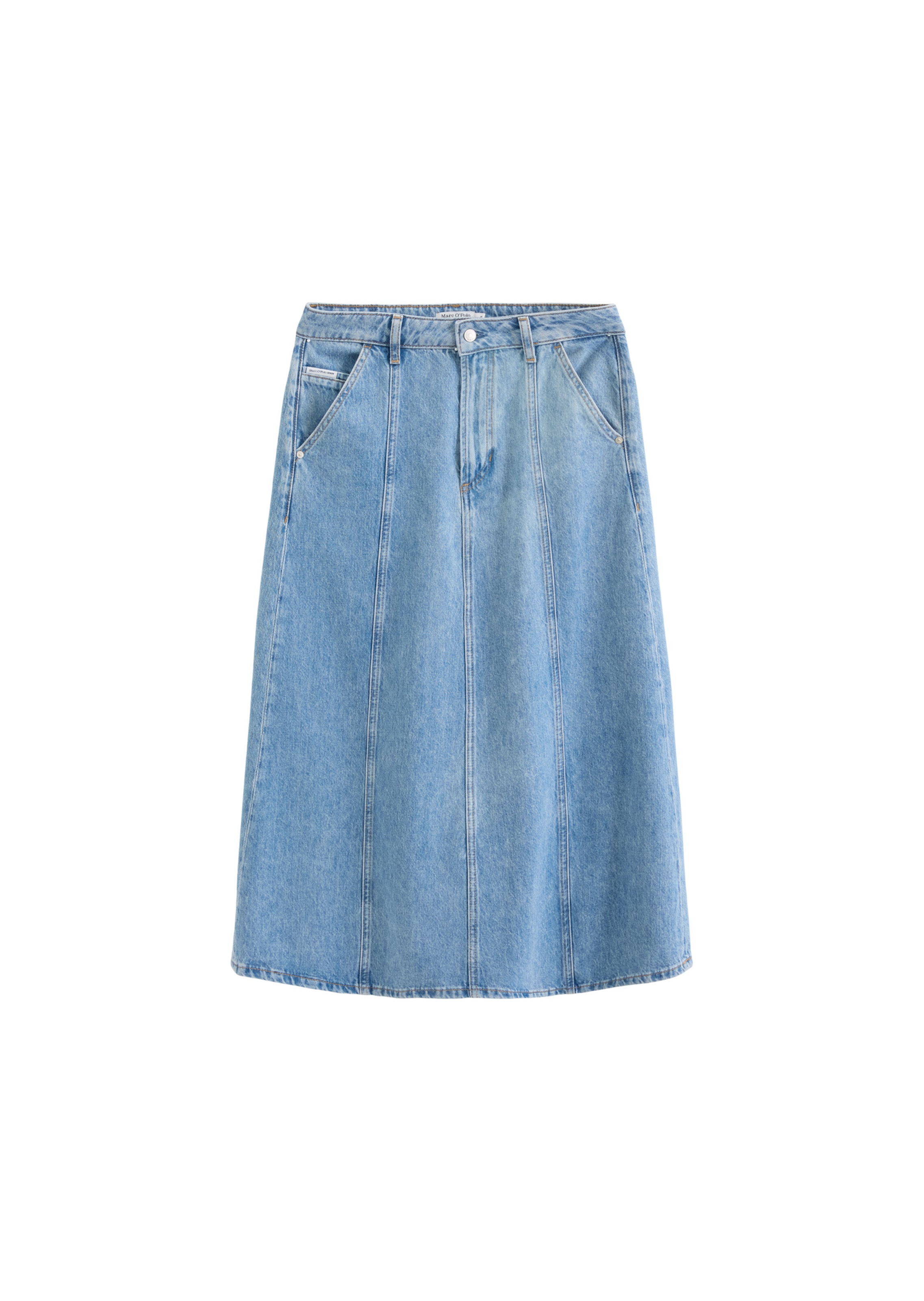 Marc O'Polo DENIM Rok in Blauw: voorkant
