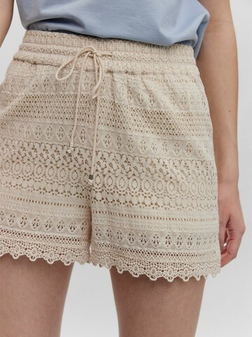 VERO MODA Обычный Штаны 'Honey' в Бежевый