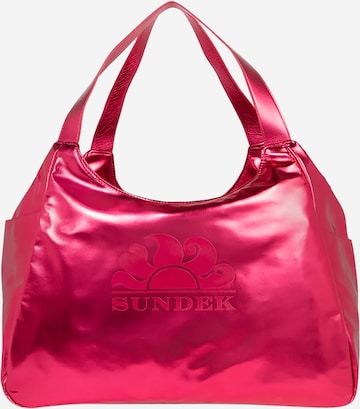 Sundek Schultertasche in Pink: Vorderseite