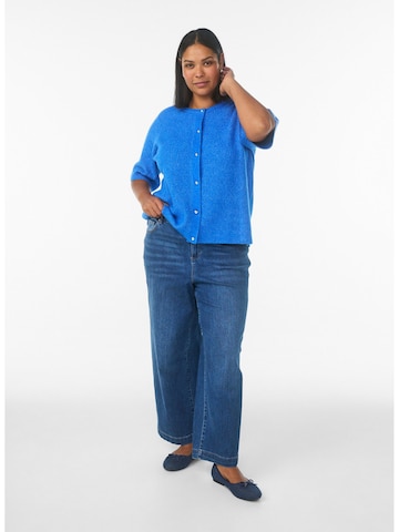 Zizzi Вязаная кофта 'Cavista' в Синий