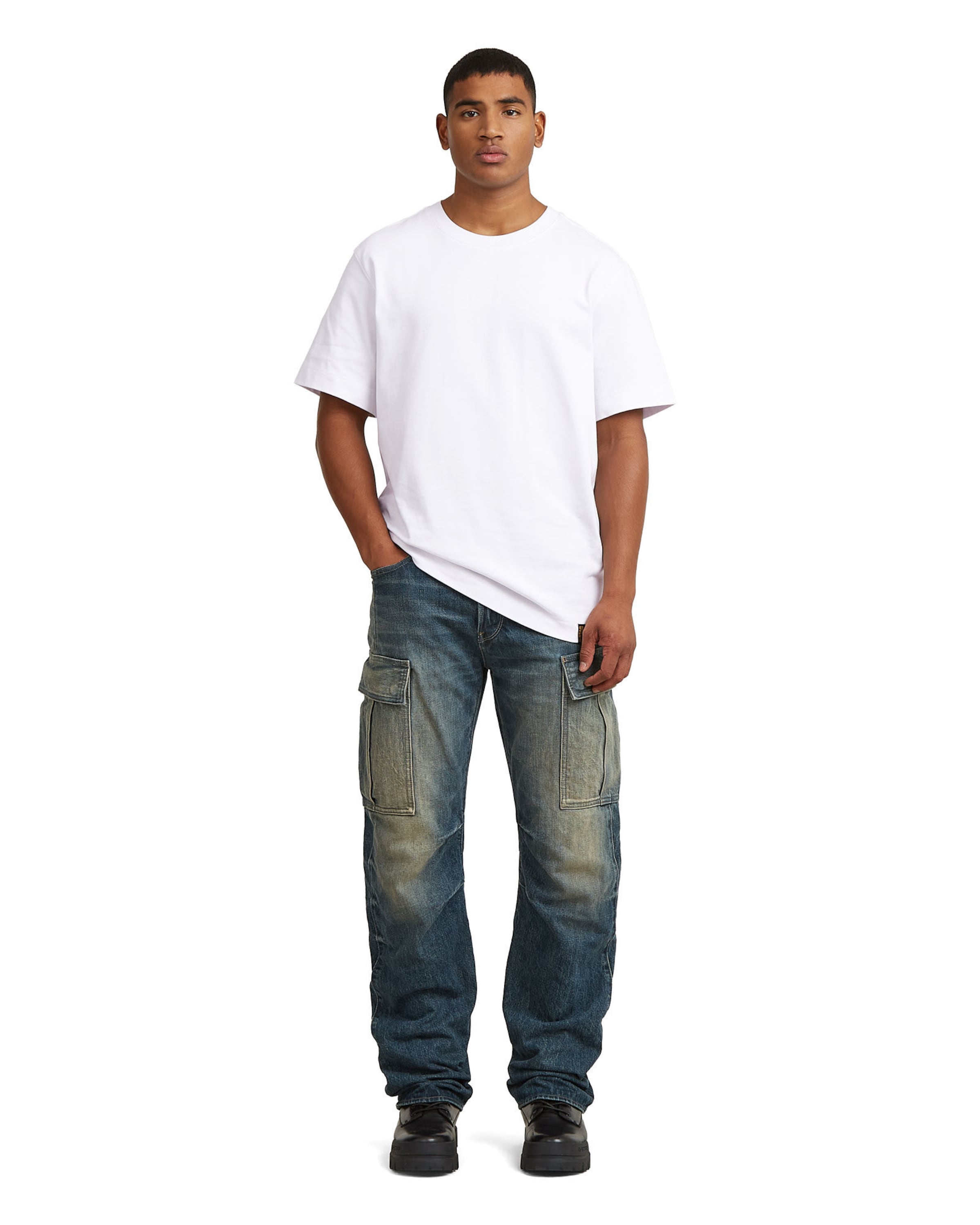 G-STAR Regular Cargo jeans 'Contor Regular Cargo Jeans' in Blue