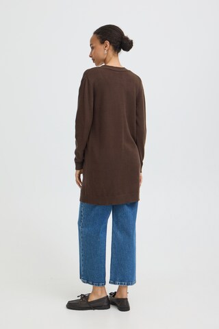 b.young Knit cardigan in Brown