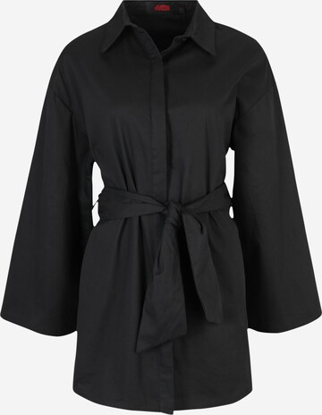 Robe-chemise Misspap en noir : devant