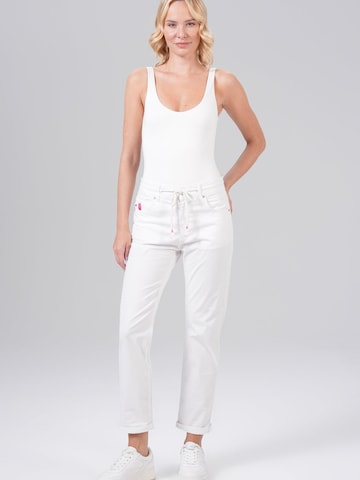 Regular Jean M.O.D MIRACLE OF DENIM en blanc : devant