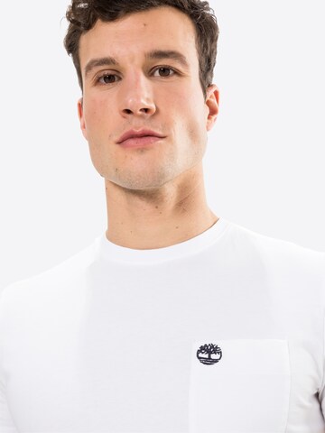 T-Shirt 'Dun-Riv' TIMBERLAND en blanc