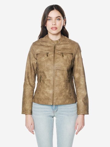 KOROSHI Välikausitakki värissä ruskea: etupuoli