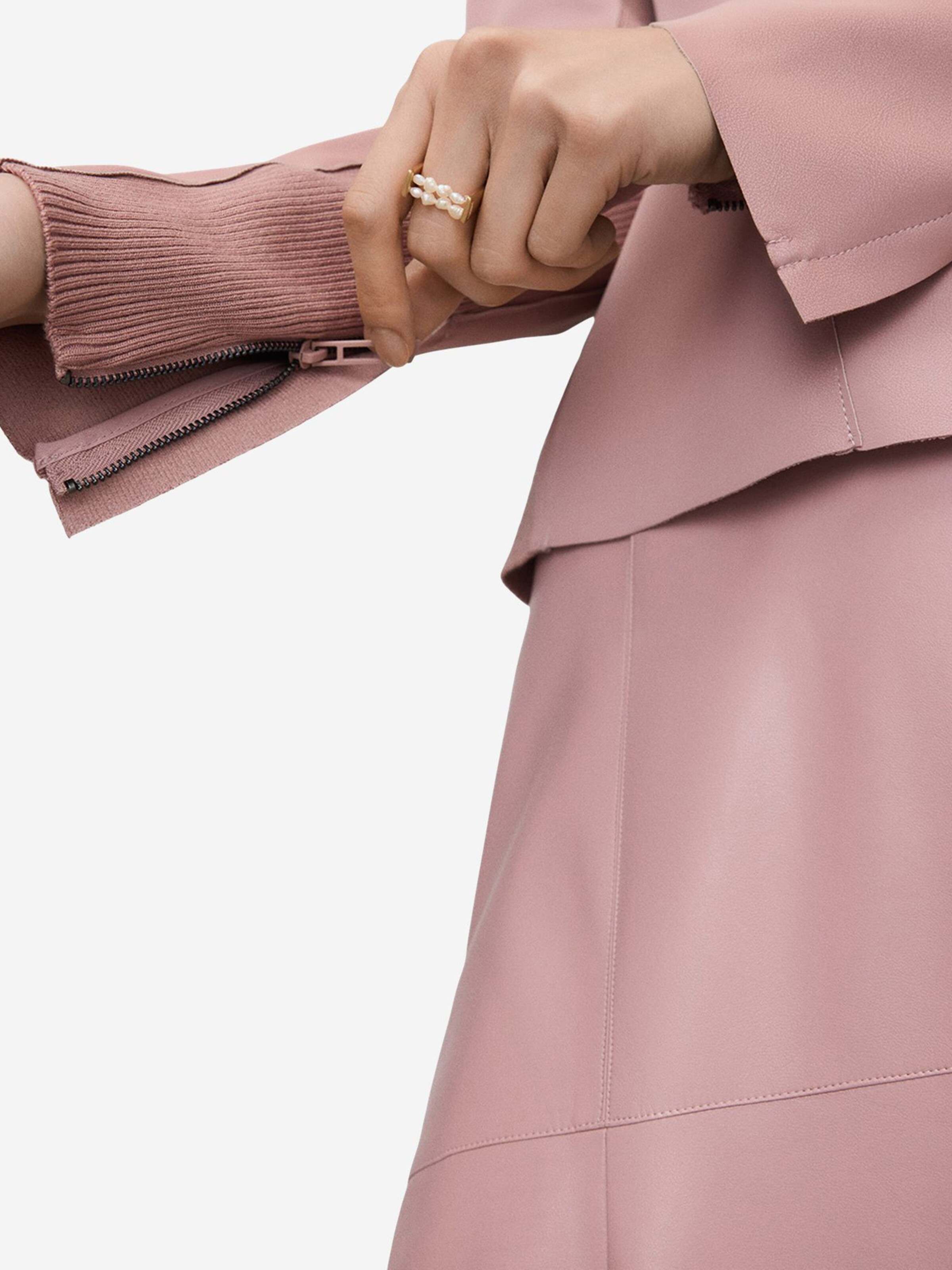 Adolfo Dominguez - Chaqueta de entretiempo en rosa