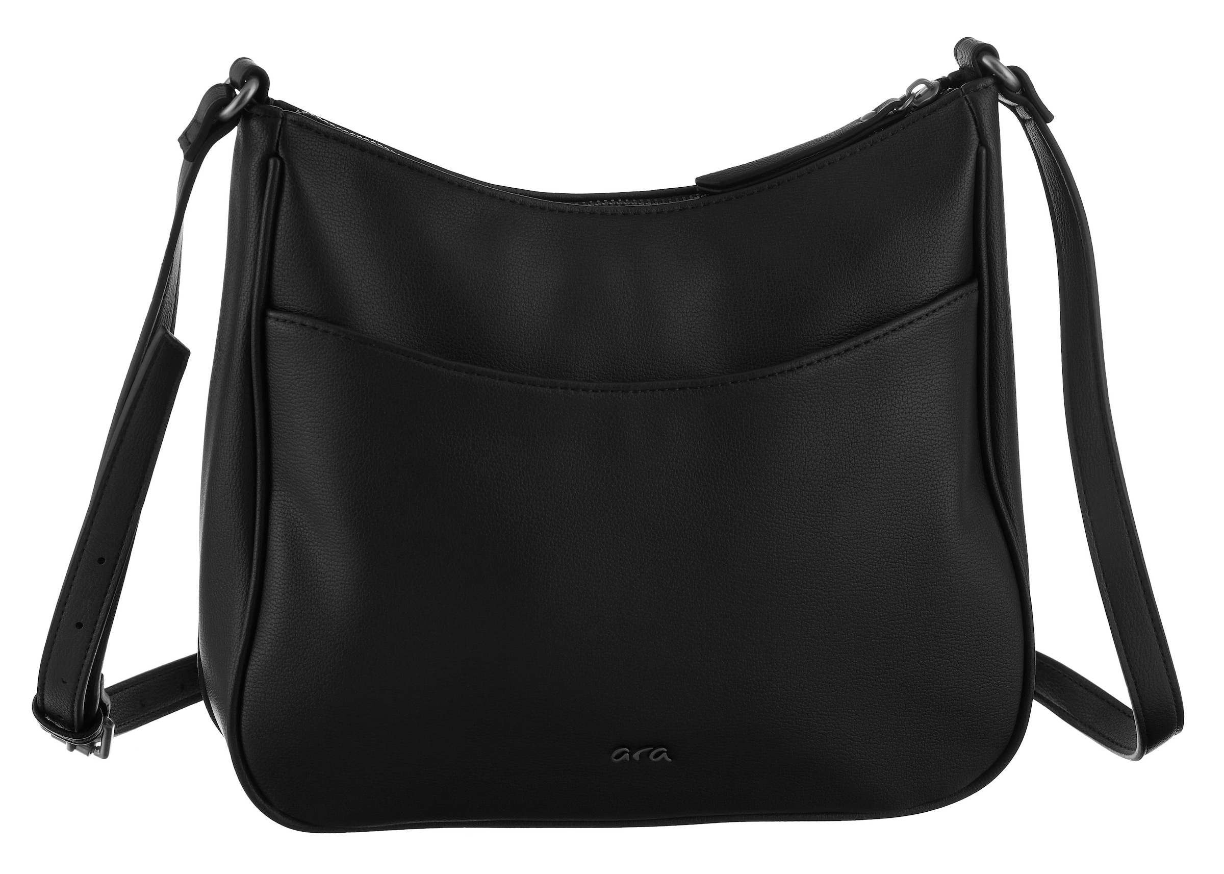 ARA Crossbody Bag in Black: front