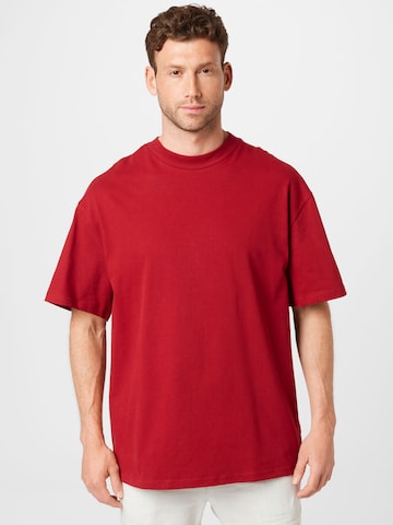 WEEKDAY قميص 'Great' بلون أحمر: الأمام