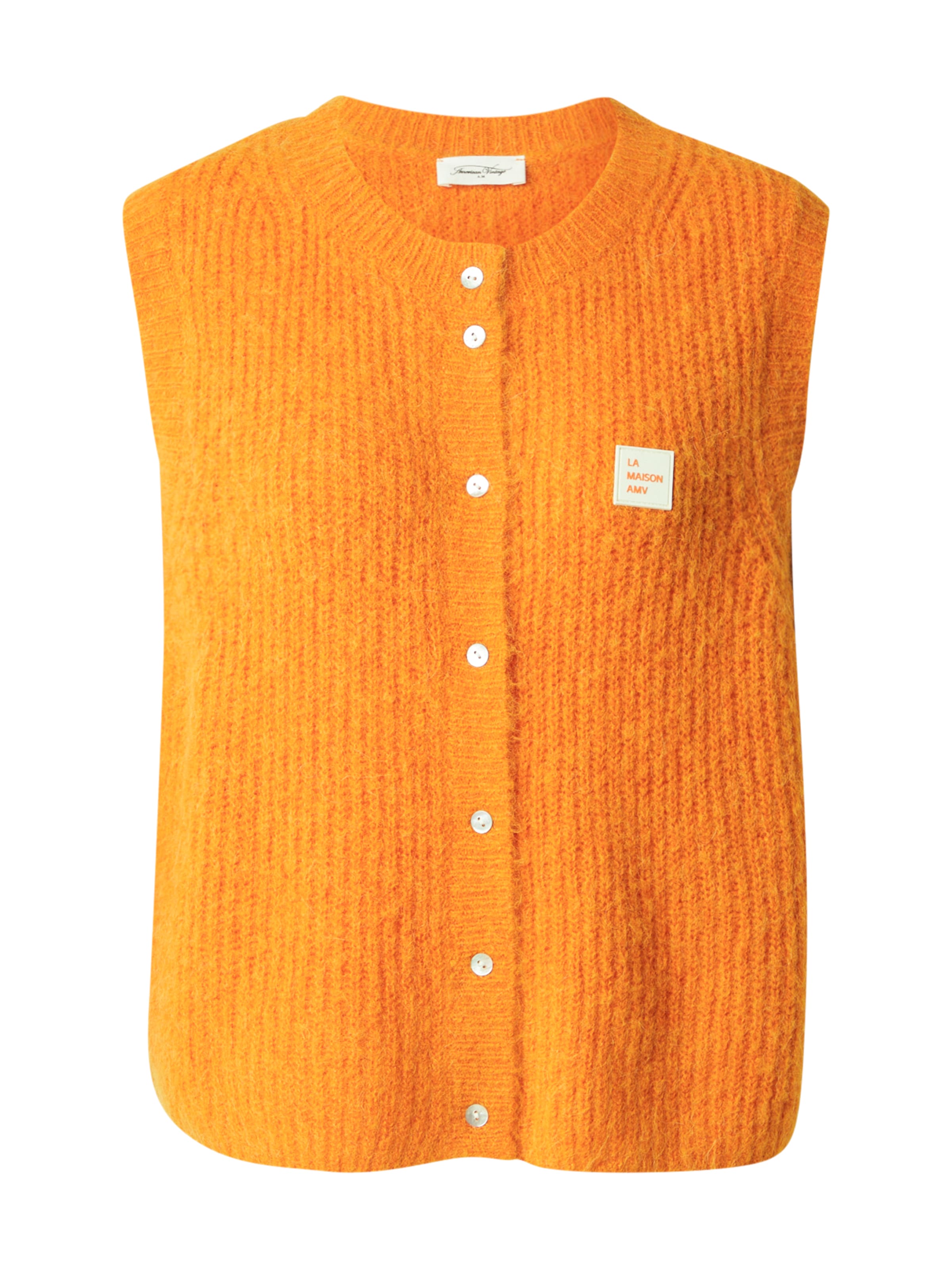 AMERICAN VINTAGE Вязаная кофта 'EAST19MCE24' в Оранжевый: спереди