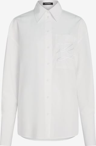 balta Karl Lagerfeld Palaidinė 'X-Amber Valletta': priekis