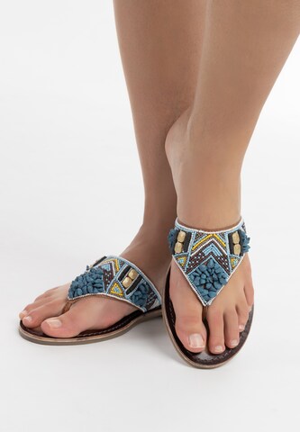 usha FESTIVAL Teenslipper in Blauw