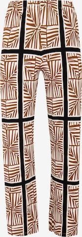Wide Leg Pantalon YOEK en beige : devant