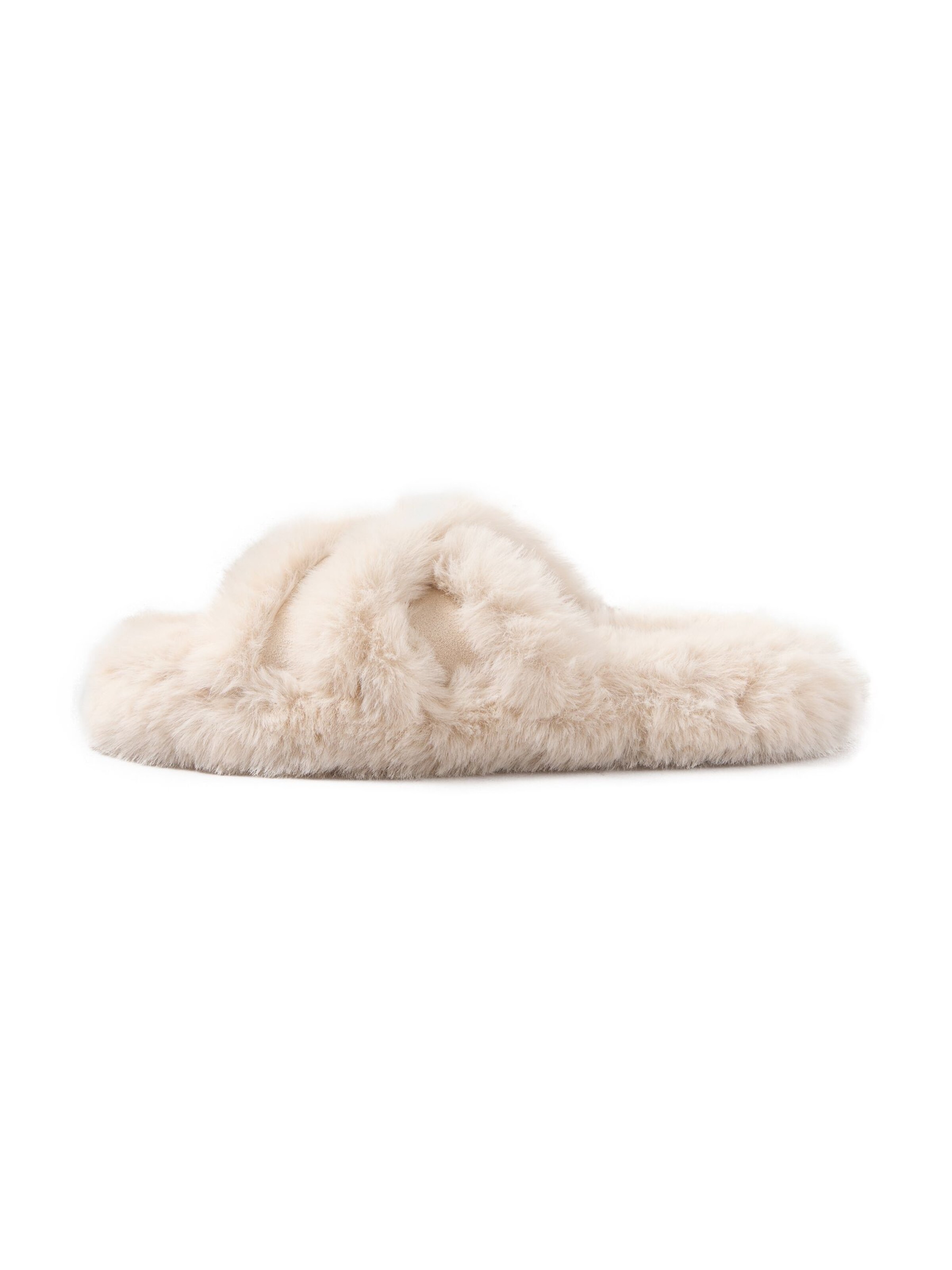 Lipsy Hausschuh in Beige: Vorderseite