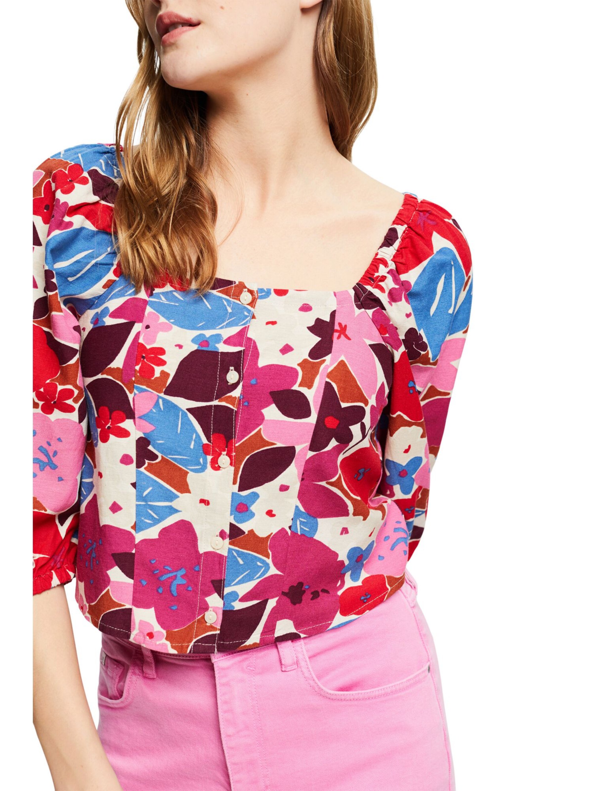 Frauen Blusen & Tuniken EDC BY ESPRIT Bluse in Mischfarben - TL79083 Frauen Blusen & Tuniken EDC BY ESPRIT Bluse in Mischfarben - TL79083