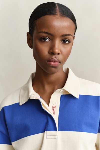 GANT Sweatshirt in S in blau / offwhite, Produktansicht
