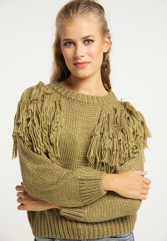 usha FESTIVAL - Jersey en verde: frente