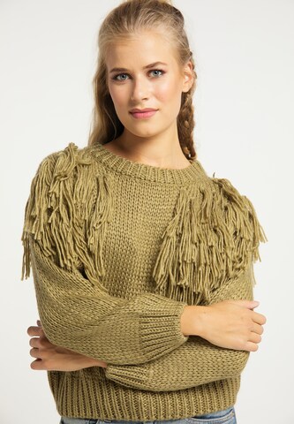 usha FESTIVAL Sweater in Green: front