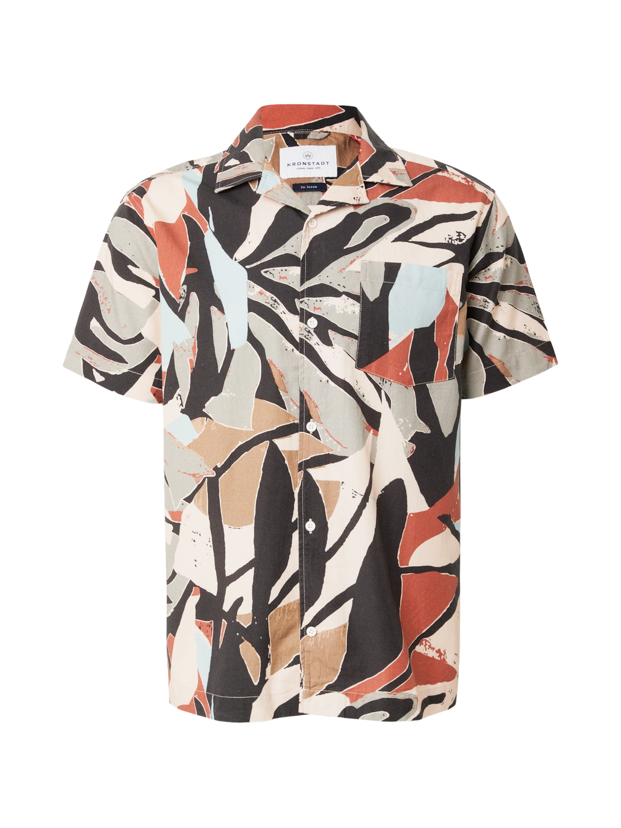 Kronstadt Regular Fit Skjorte 'Cosimo' i blandingsfarvet: forside