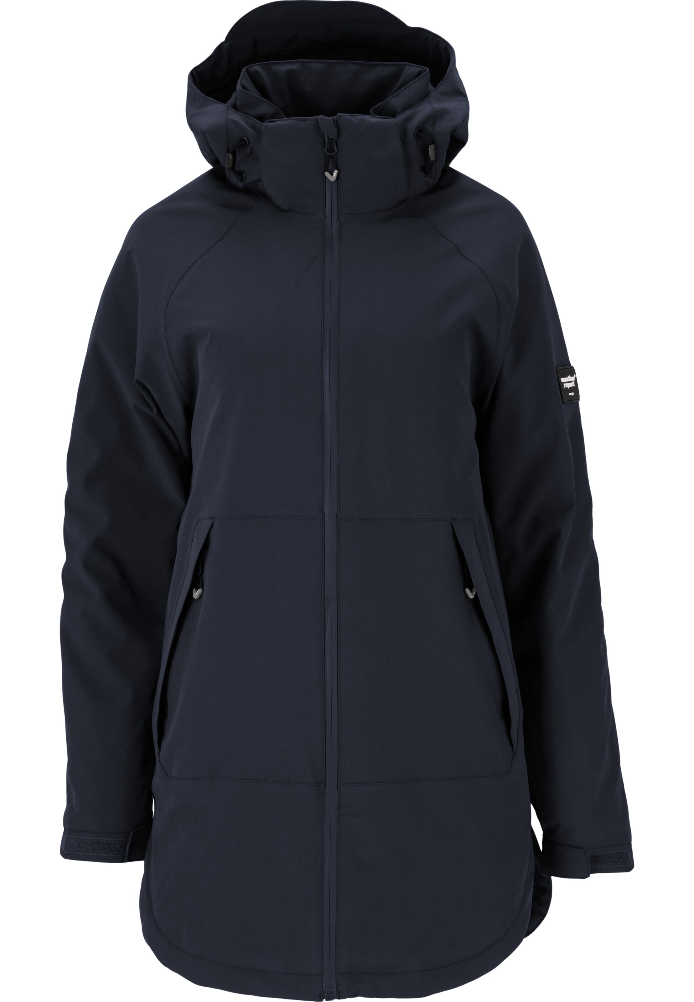 Weather Report Outdoor Jacket in Blue: front
