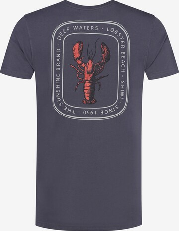 Shiwi - Camiseta 'Lobster beach' en gris