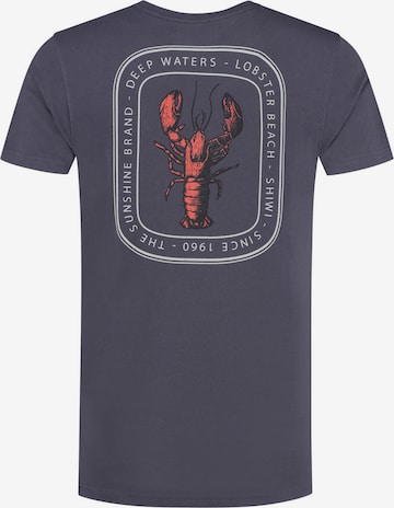 Shiwi - Camisa 'Lobster beach' em cinzento