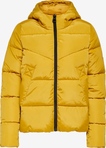 ONLY Winter jacket 'Amanda' in Yellow: front