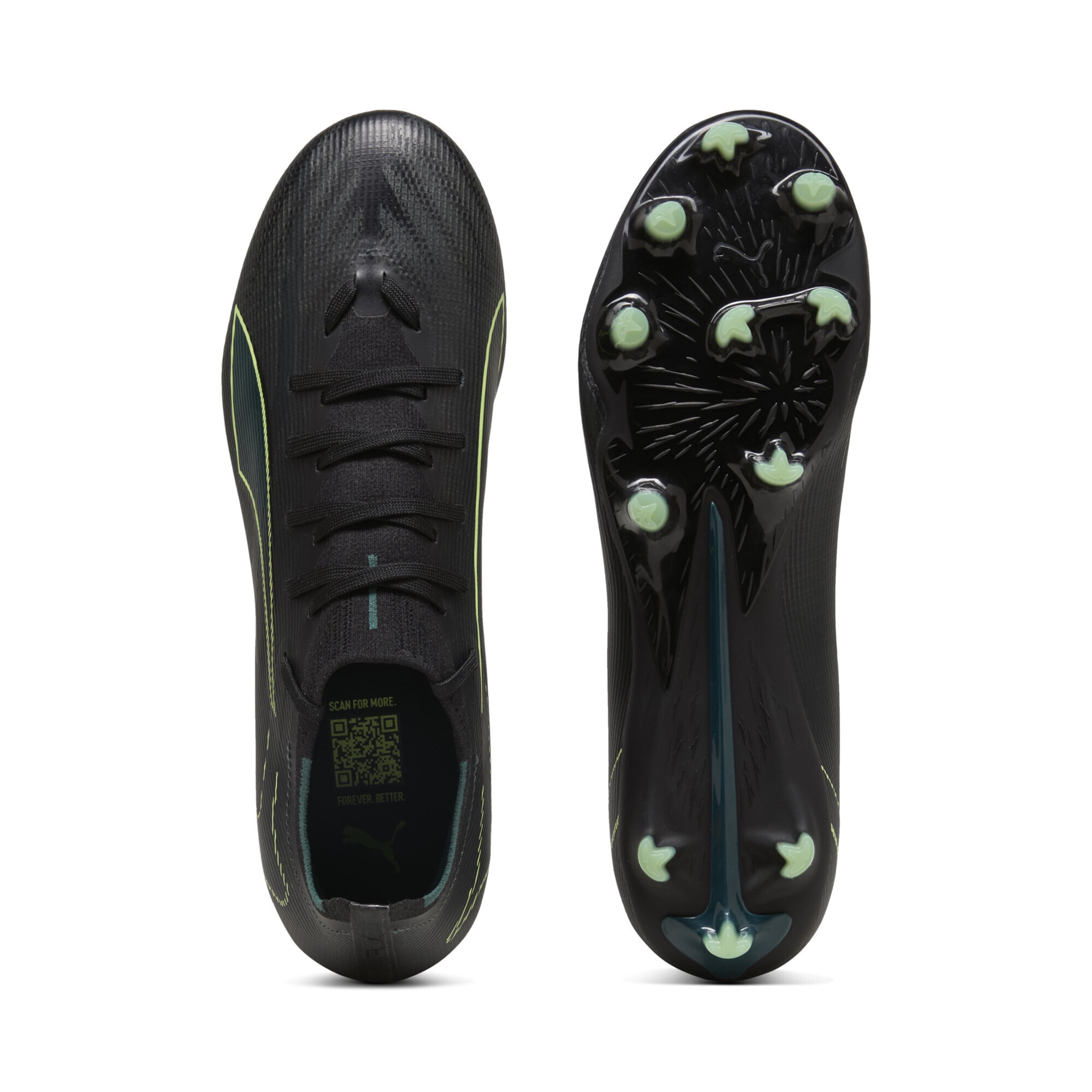 Scarpa da calcio 'Ultra 6 Match' di PUMA in nero