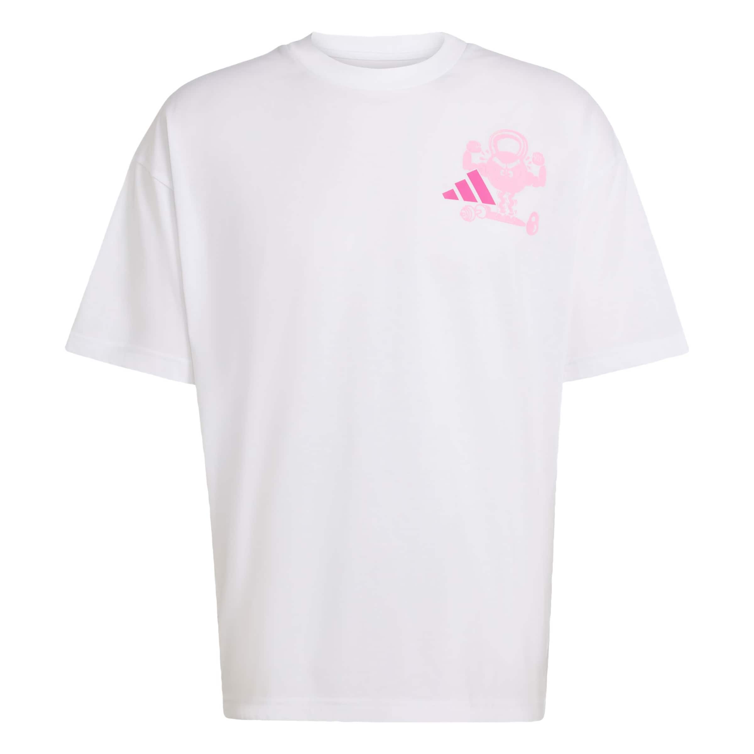 ADIDAS PERFORMANCE Funktionstopp 'Fun' i vit: framsida