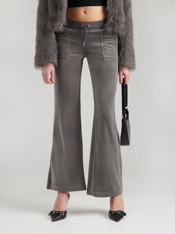 Juicy Couture - Acampanado Pantalón 'LAYLA' en gris: frente