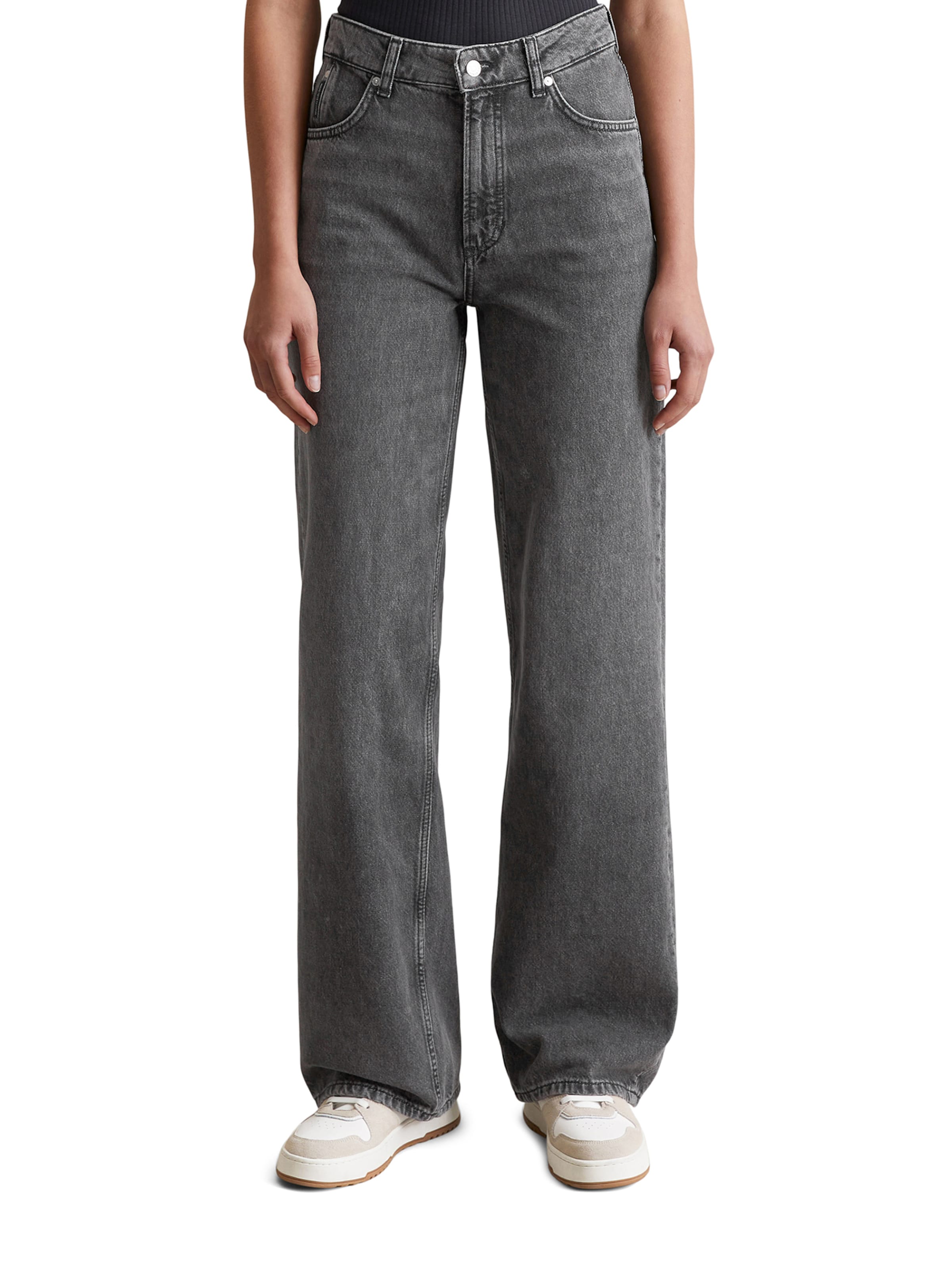 Marc O'Polo DENIM Zvonové kalhoty Džíny – šedá: přední strana