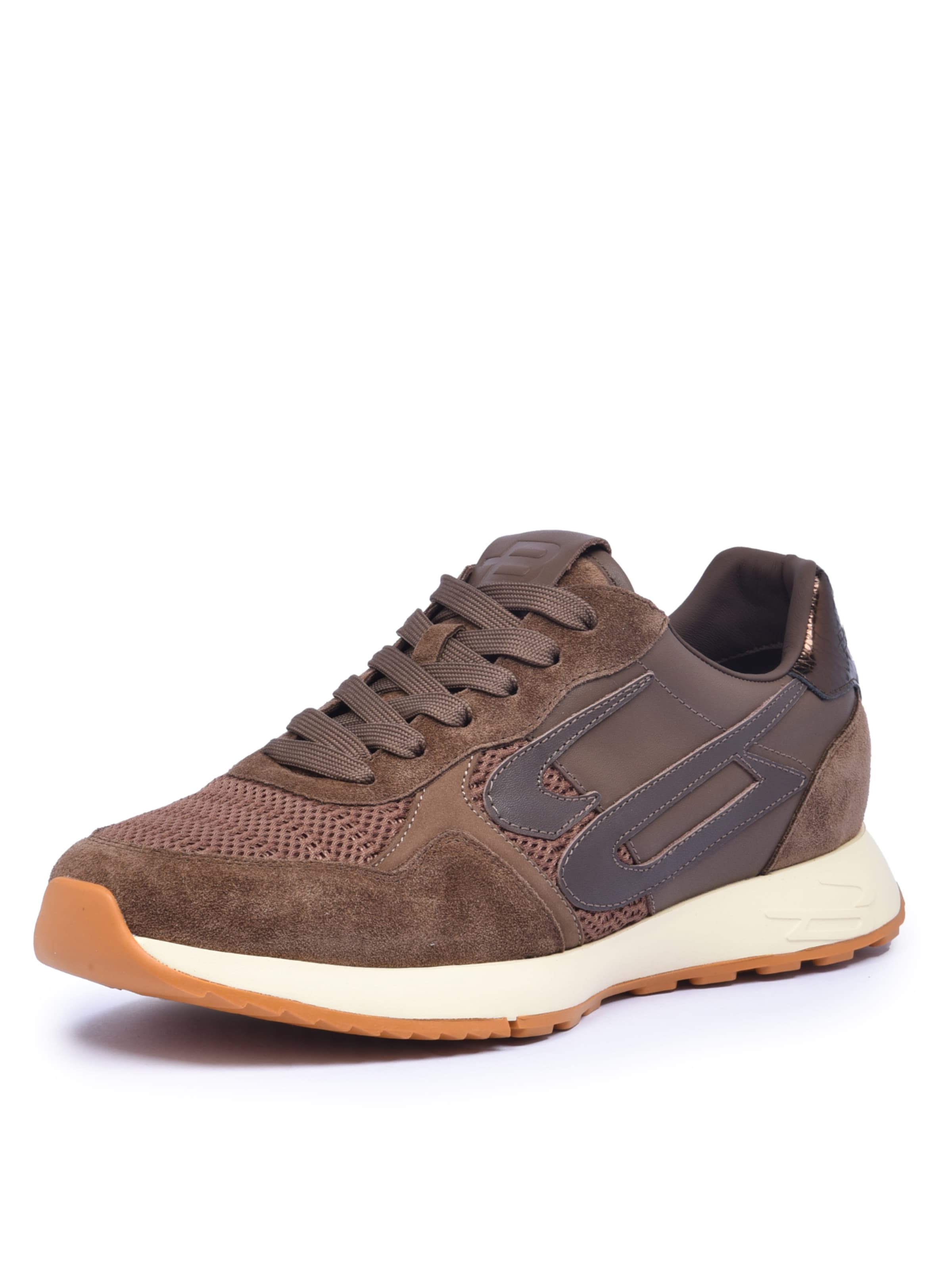 BALDININI Sneakers laag in Bruin: voorkant
