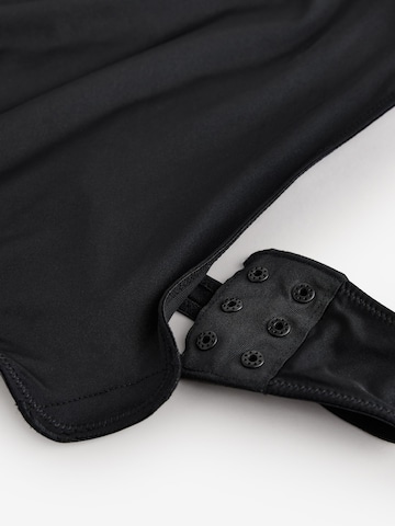 Lipsy Košeľové body - Čierna