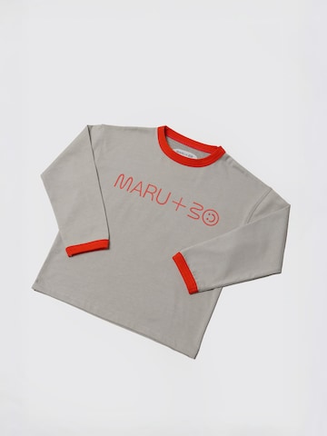Maru + Bo Bluser & t-shirts 'BASIC HEAVY-WEIGHT LOGO T-SHIRT' i grå