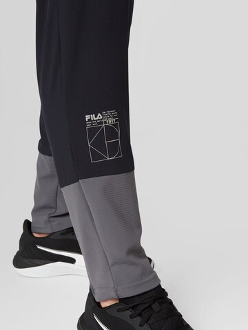 Regular Pantalon de sport 'ROSSANO' FILA en noir