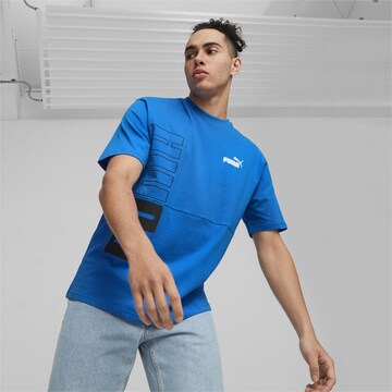 PUMA Performance Shirt 'POWER' in Blue: front