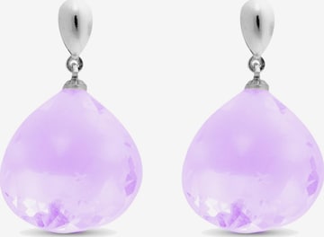 Luxenter - Pendientes 'Zoqoyi' en lila: frente