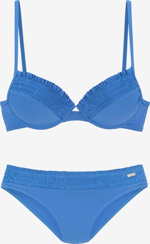 Bikini BUFFALO en bleu : devant