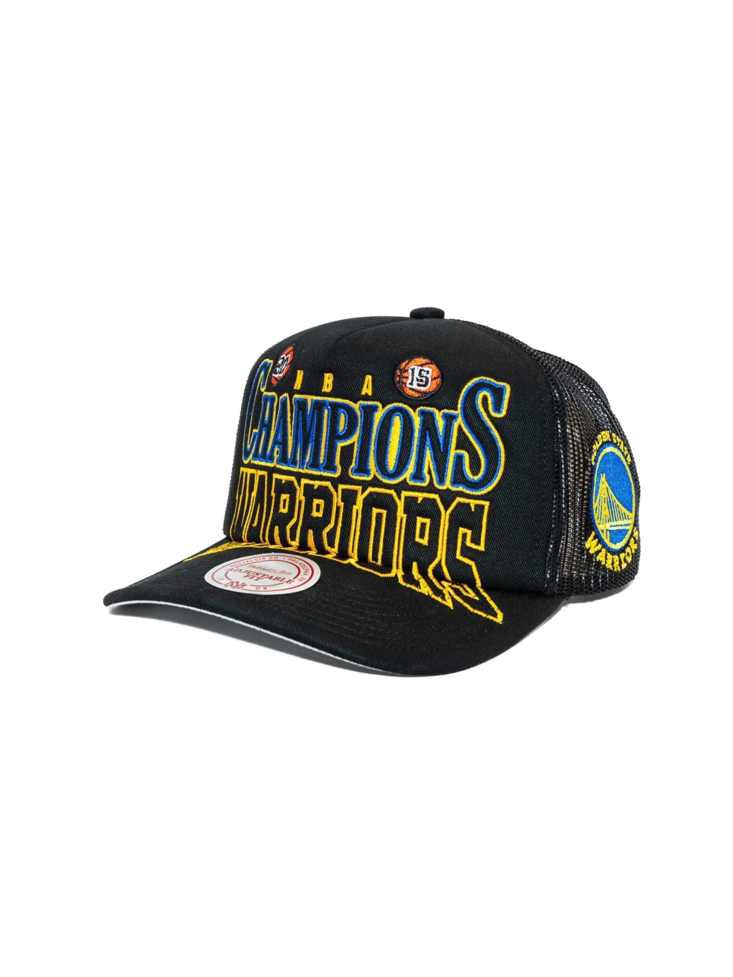 Casquette 'Gorra mitchell & ness negra golden state big champ trucker cap' Mitchell & Ness en noir