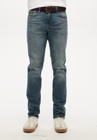 Superdry Slim fit Jeans 'The Merchant Store' in Blue: front