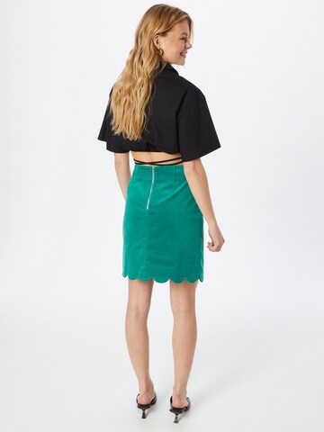 Louche Skirt 'Alicja' in Green