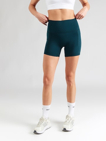 ADIDAS PERFORMANCE Skinny Sportovní kalhoty – zelená: přední strana