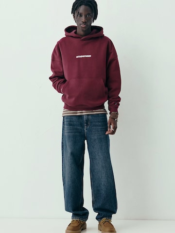 Felpa 'STWD' di Pull&Bear in rosso