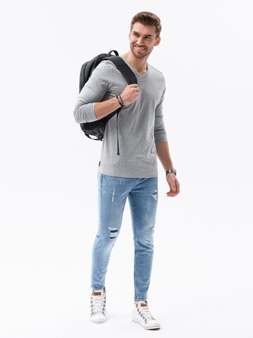 Ombre Shirt 'L136' in Grey